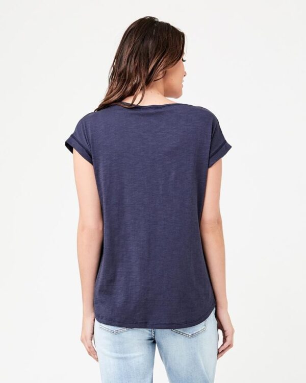Richie Nursing Tee Indigo - Image 3