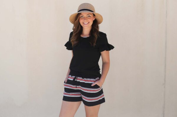 Black Ayla Shorts by Addison Clothing - Image 3