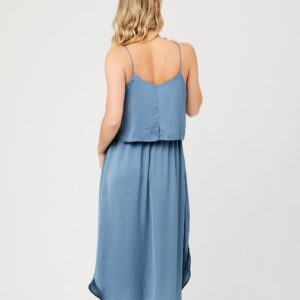 Nursing Slip Dress Petrol