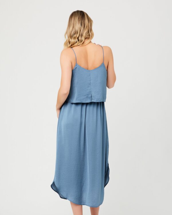 Nursing Slip Dress Petrol