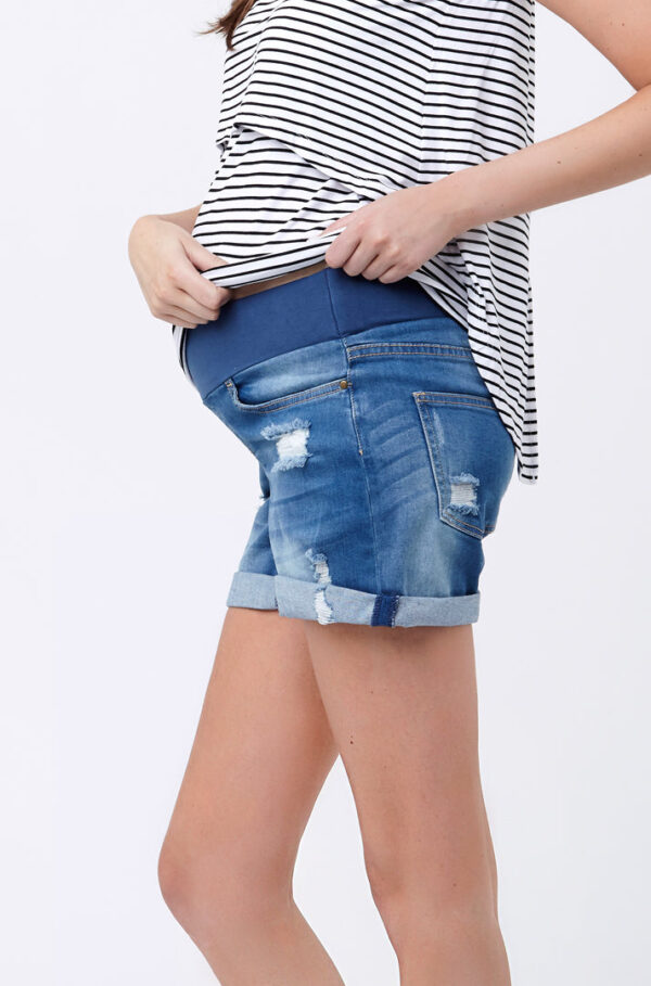 Baxter Boyfriend Short New Blue - Image 4