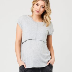 Richie Nursing Tee Grey Marle