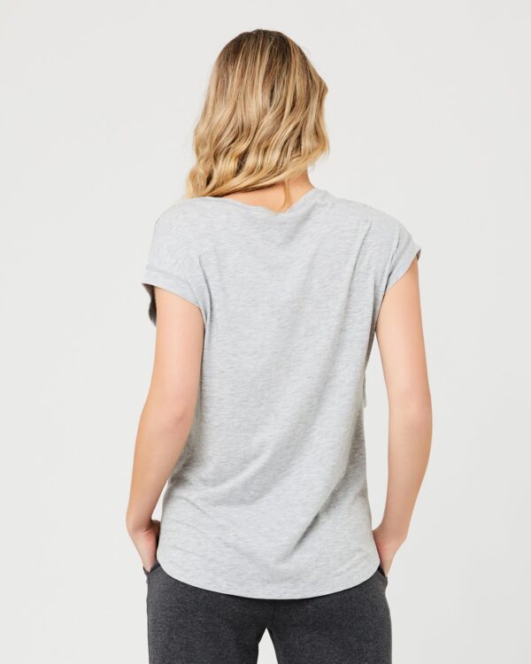 Richie Nursing Tee Grey Marle - Image 5