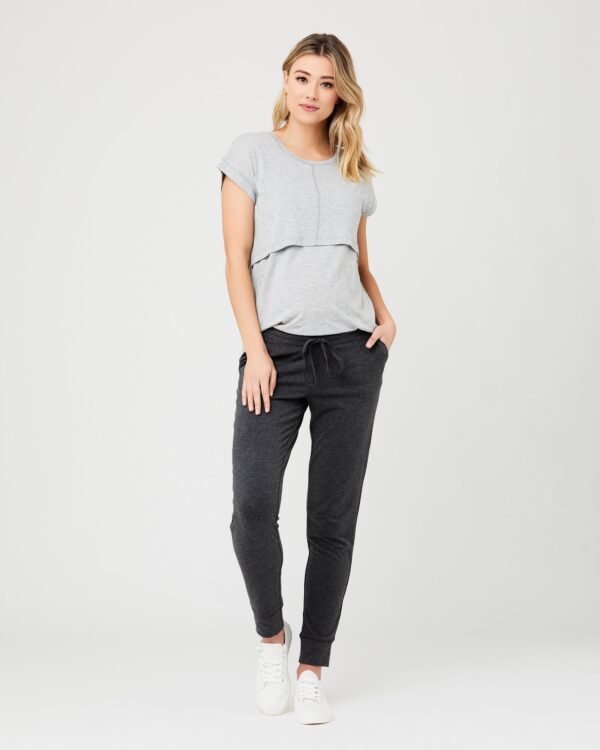 Richie Nursing Tee Grey Marle - Image 6