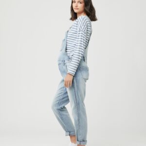 Denim Overalls Pale Blue