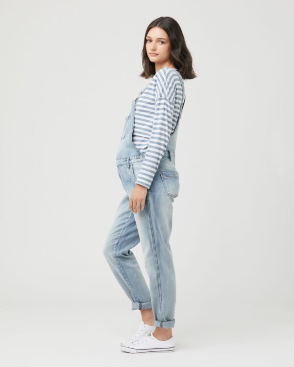 Denim Overalls Pale Blue