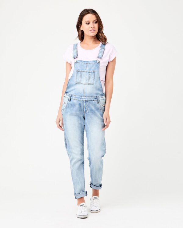 Denim Overalls Pale Blue - Image 10