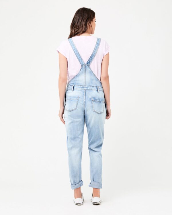 Denim Overalls Pale Blue - Image 2