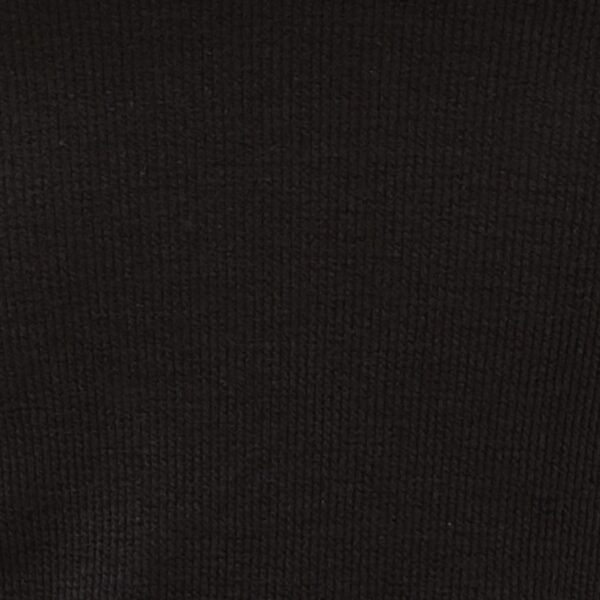 Ribbed Knit Pencil Skirt Black - Image 3