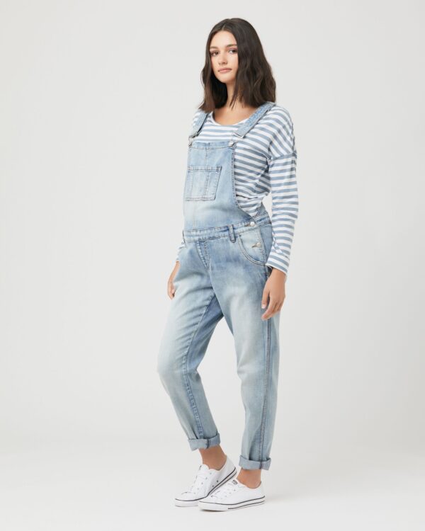 Denim Overalls Pale Blue - Image 16