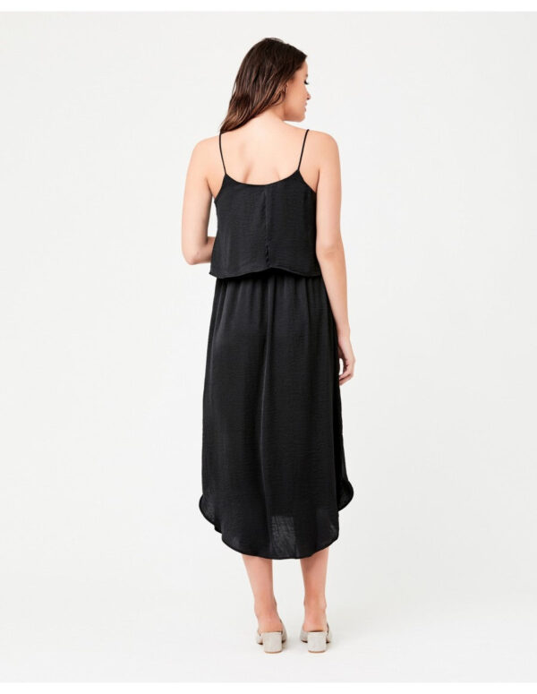 Nursing Slip Dress - Black - Image 4