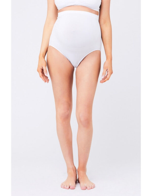Seamless Maternity Brief (White) - Image 2