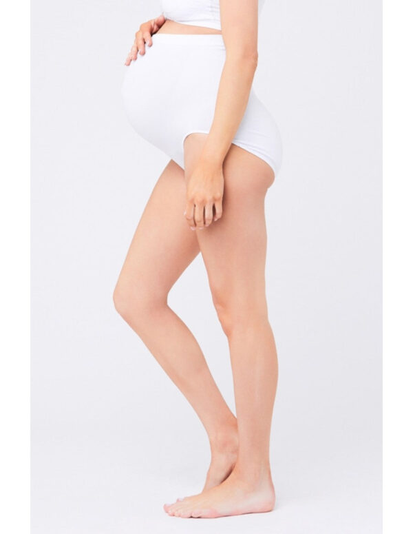 Seamless Maternity Brief (White) - Image 3